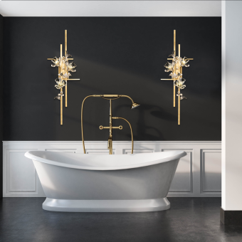 Fine Art Handcrafted Lighting / Wall Sconces / Azu 44″ 919250 919350