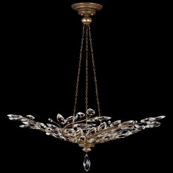 Crystal Laurel 47″ Round Pendant 753740, 776440 by Fine Art Handcrafted Lighting