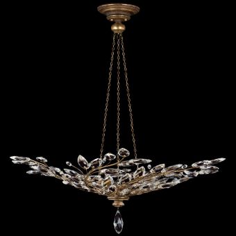 Fine Art Handcrafted Lighting / Pendant Lights / Crystal Laurel 47″ Round 753740 776440