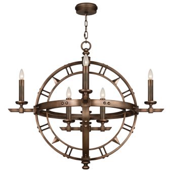 Liaison 37"W Round Chandelier 860140ST by Fine Art Handcrafted Lighting