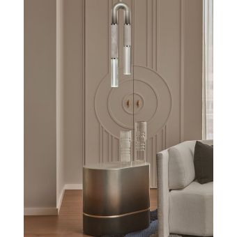 Fine Art Handcrafted Lighting / Pendant Lights / Antonia 7″ Round 923340