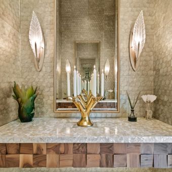 Fine Art Handcrafted Lighting / Wall Sconces / Plume 21.8″ 894550