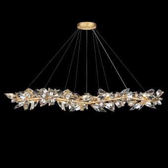 Fine Art Handcrafted Lighting / Pendant Lights / Foret 71″ Round 922040