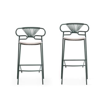 Traba / Stools / Genoa Met Cross Stool TR-0049-MET-CROSS
