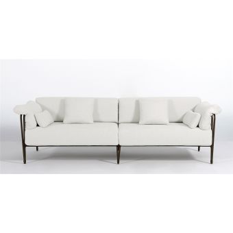 Garden Sofa From Stainless Steel GF4029SO Marina by Officina Ciani