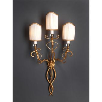 Officina Ciani / Wall Sconces / Forged Iron and Crystals HL1054WA-3 Manzi