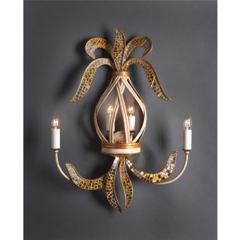 Officina Ciani / Wall Sconces / Metal with Mosaic HL1091WA-4 Miami