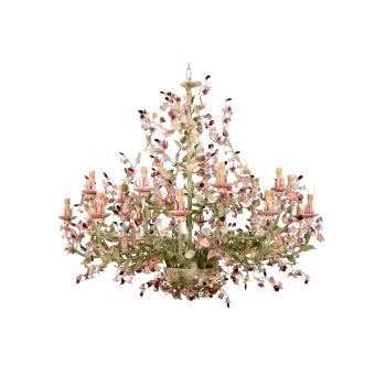 Mechini / Chandeliers / Coloured Bohemian Crystal and Murano Glass L261/24
