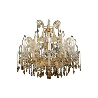 Mechini / Chandeliers / Clear and Coloured Bohemian Crystal L327/12 Small
