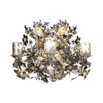 Mechini / Chandeliers / Clear and Coloured Bohemian Crystal L334/14 MH