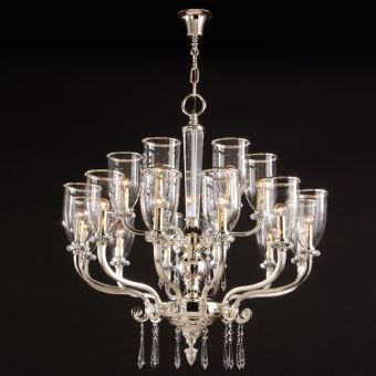 Mariner / Chandeliers / Casted Bronze & Scholer crystal 19950.0