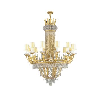 Mariner / Crystal Chandelier, Empire French Style / 18693