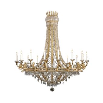 Mariner / Luxury Large Scholer Crystal Chandelier, Empire French Style / 19889