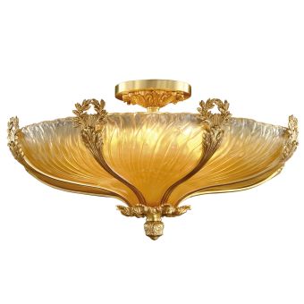 Mariner / Venetian Glass Ceiling Lamp / Royal Heritage 19612