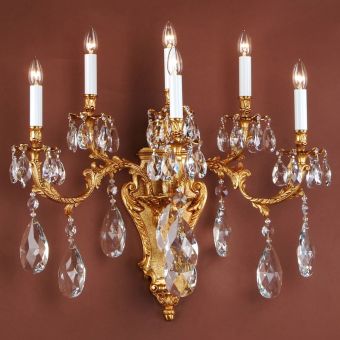 Mariner / Wall Sconces / Casted Bronze & Scholer crystal 19849.0