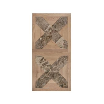 Bassano Parquet / Oak and marble parquet / The geometries - Patterns Pattern Oak Marble