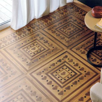 Parquet In / Old Chic-Melodie / Parquet / 168 (Oak Light, Medium Afr. Zambia, Wengè)