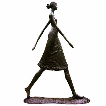 Tom Corbin / Author's sculpture / Woman Walking Tall S1023