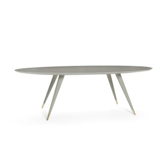 DOM Edizioni / Esstisch / Andrea Leggero Dinner Round Top Gloss Lacquered
