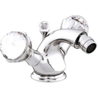 Bronces Mestre / Bidet-Armaturen / Bidet-Einlochbatterie mit Swarovski-Kristall 036225.000.50