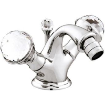 Bronces Mestre / Bidet-Armaturen / Bidet-Einlochbatterie mit Swarovski-Kristall 037225.C00.50