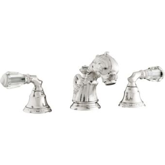 Bronces Mestre / Waschtisch-Armaturen / Becken mit drei Löchern besetzt mit Swarovski-Kristallen 039601.A00.50