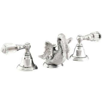 Bronces Mestre / Waschtisch-Armaturen / Becken mit drei Löchern besetzt mit Swarovski-Kristallen 039641.D00.50