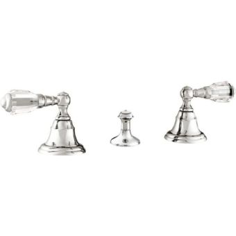Bronces Mestre / Bidet-Armaturen / Drei-Loch-Bidet-Set mit Swarovski-Kristall 039662.D00.50