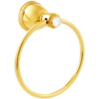 Bronces Mestre / Handtuch-Halter / Handtuchring Durchmesser 165mm mit Swarovski Kristall 051273.000.01