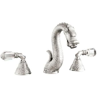 Bronces Mestre / Waschtisch-Armaturen / Becken mit drei Löchern besetzt mit Swarovski-Kristallen 059601.A00.50