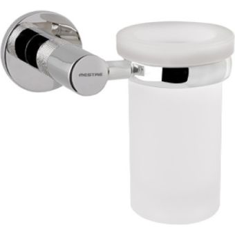 Bronces Mestre / Zahnbürstenhalter / Wandzahnbürstenhalter mit verziertem Messingring 071080.P00.50