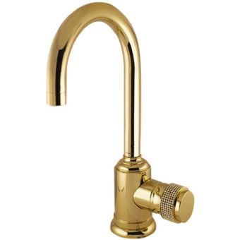 Bronces Mestre / Waschtisch-Armaturen / Einhebel-Waschtischmischer mit Knopf champagne Swarovski Crystal Meh 071403.HC0.00