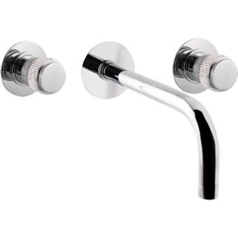 Bronces Mestre / Waschtisch-Armaturen / Dreiloch-Wandwaschbecken mit Swarovski 071433.H00.50