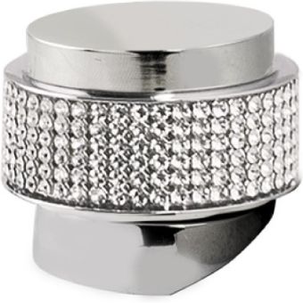 Bronces Mestre / Knöpfe für Duschsysteme / Monolever-Griff-Set für Duschsystem mit Swarovski Crystal Mesh 071447.H00.50