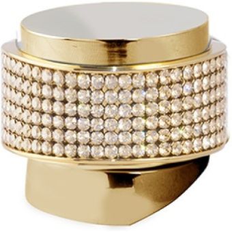 Bronces Mestre / Knöpfe für Duschsysteme / Monolever Griffset für Duschsystem mit champagnerfarbenem Swarovski Mesh 071447.HC0.00