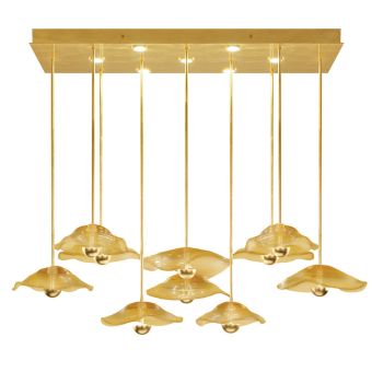 Fine Art Handcrafted Lighting / Pendelleuchten und Hängeleuchten / EMBARK 61,75"W Rechteckig