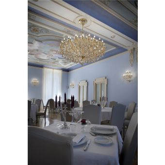 Italian Luxury Lighting / Chandeliers / Maria Theresa 54 Lights 1001 054 Topaz