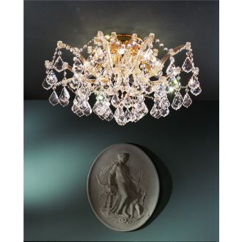 Italian Luxury Lighting / Chandeliers / Maria Theresa Ceiling 10 Lights 1036 010