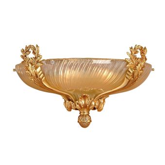 Mariner / Wandleuchten / Bronzeguss / Venezianisches Glas 19572