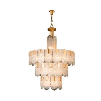 Mariner / Kronleuchter / Bronzeguss / Venezianisches Glas 20141.1