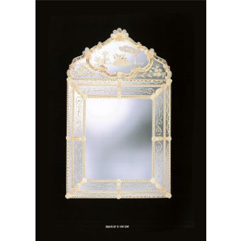 Italian Luxury Lighting / Wall Mirrors / Gold Silver Venetian Glass 202S