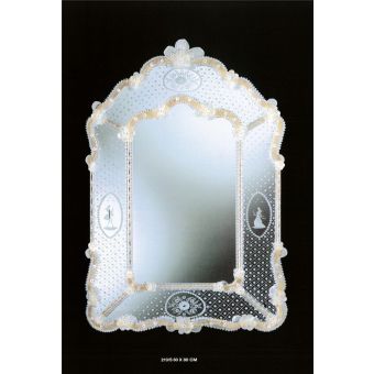 Italian Luxury Lighting / Wall Mirrors / Murano Glass Venetian Style 210S