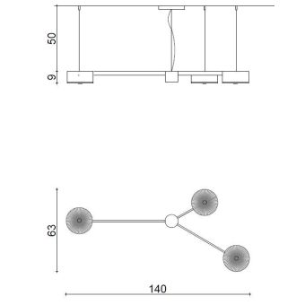 Il Paralume Marina / Kronleuchter / 2166/CH9