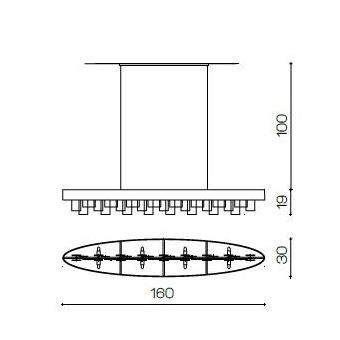 Il Paralume Marina / Chandeliers / Contemporary / 2170/CH17