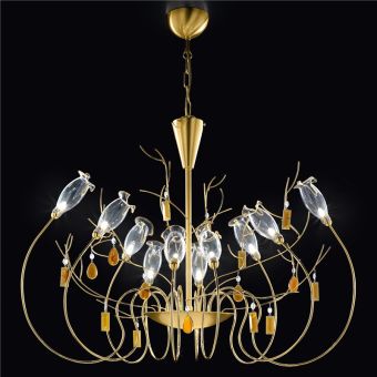 Patrizia Volpato / Kronleuchter / Bon Ton 24 Karat Gold 390-S