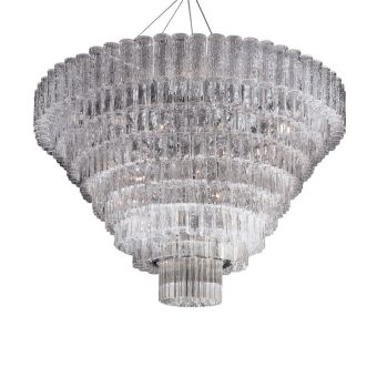 Patrizia Volpato / Kaskadenleuchten / Glace Murano Glass 24 Karat Gold