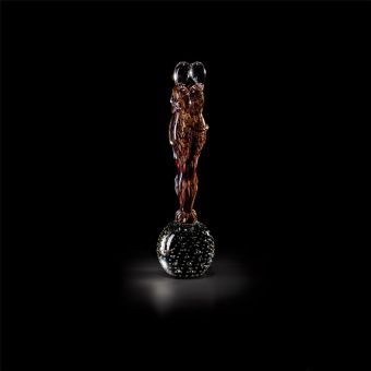 Italian Luxury Lighting / Figurative Sculptures / Embrace of Two Lovers in Murano Glass 4669 1 AVV