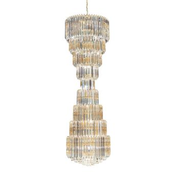 Patrizia Volpato / Kaskadenleuchten / Cristalli Murano Glass 24 Karat Gold 6005-60