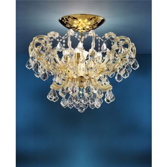 Italian Luxury Lighting / Chandeliers / Maria Theresa Ceiling 7 Lights 7002 007