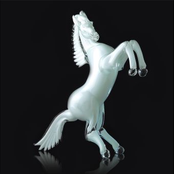 Italian Luxury Lighting / Animal Sculptures / Horse 17cm in Murano Glass 757 1 COL
